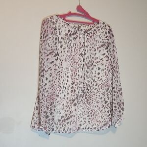 Talbots  Leopard Print Women's Top